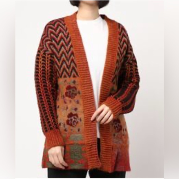 Desigual Multicolored Sweater Size S Designer - Picture 2 of 6